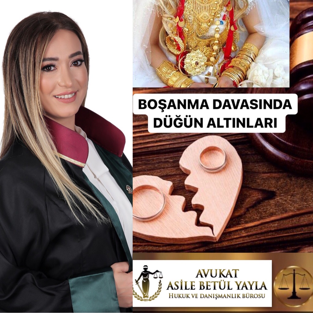 BOŞANMA DAVASINDA DÜĞÜN ALTINLARI