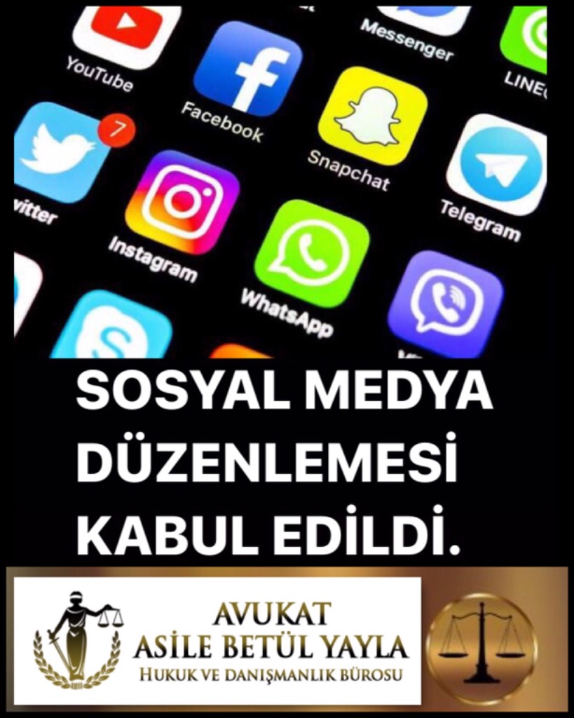 SOSYAL MEDYA DÜZENLEMESİ KABUL EDİLDİ