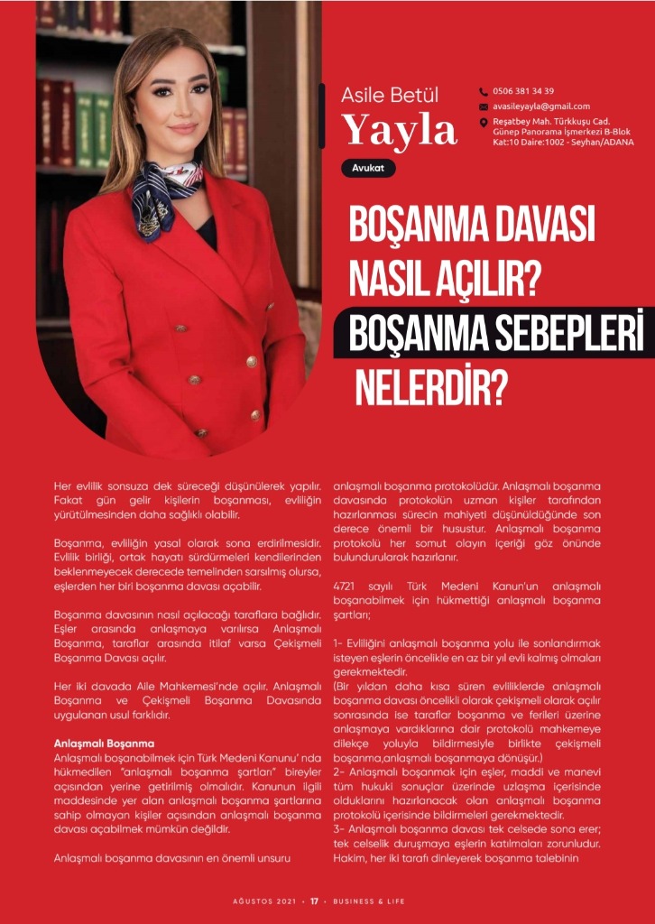 BOŞANMA DAVASI NASIL AÇILIR? BOŞANMA SEBEPLERİ NELERDİR?